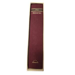 Library of America Edgar Allan Poe Poetry and Tales w/ Slip Case